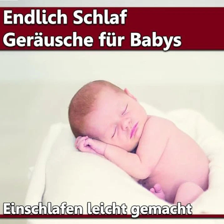 Filder Traumfabrik Endlich Schlaf Babys Geräusche zum Einschlafen, weiches Baby-Schlafhilfe mit beruhigenden Klängen
