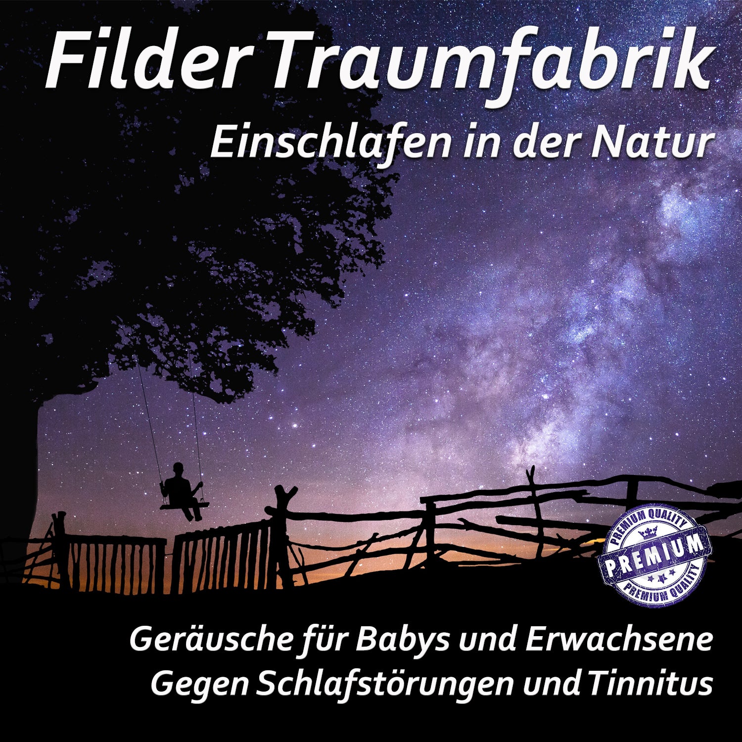 Filder Traumfabrik Naturgeräusche für Babys und Erwachsene gegen Schlafstörungen und Tinnitus, entspannte Naturaufnahme