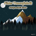 Sanfte Schlafmusik für Kinder von Filder Traumfabrik, zeigt ein Kind, das entspannt mit beruhigender Musik einschläft.