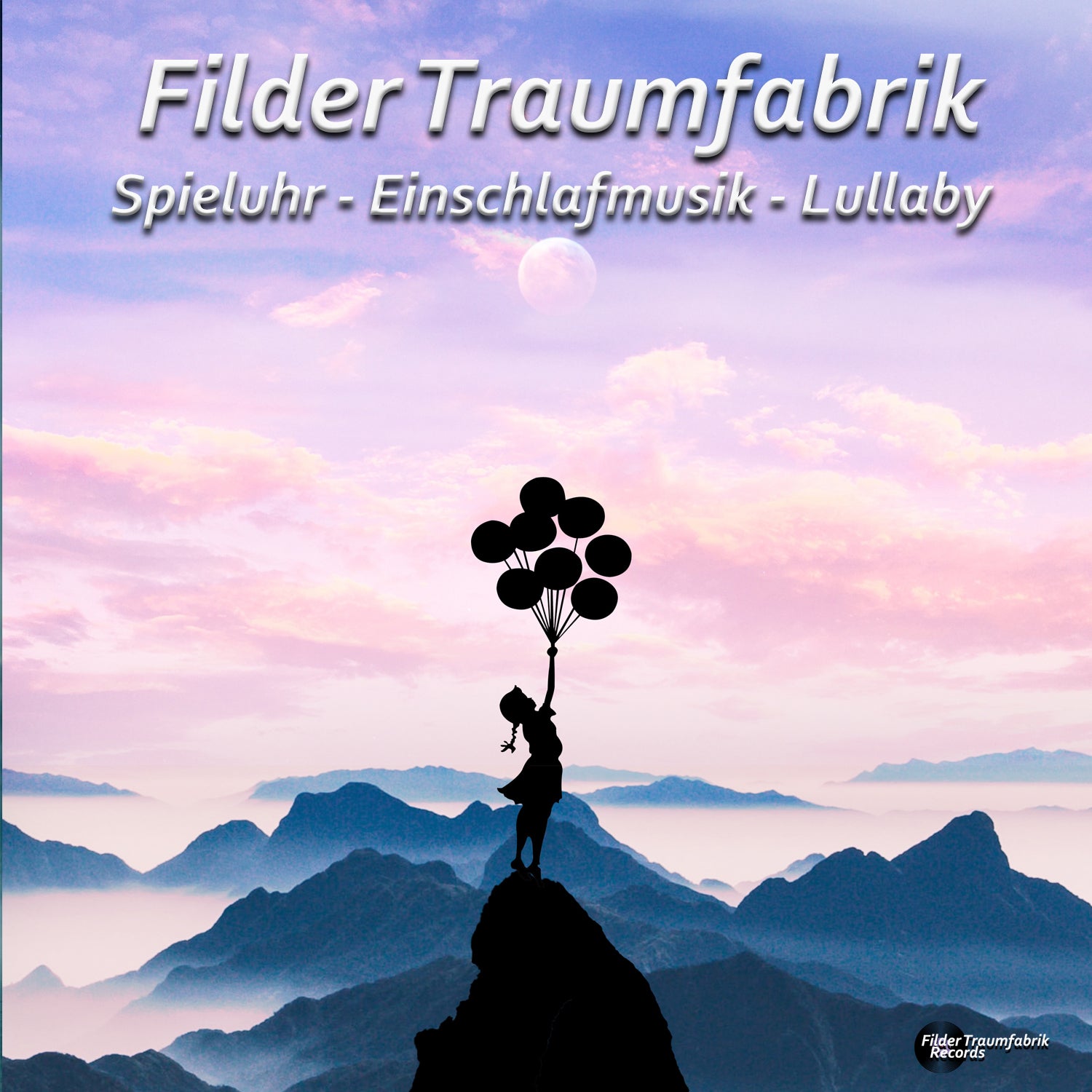 Filder Traumfabrik Spieluhr mit Einschlafmusik, Lullaby, handgefertigte Baby-Spieluhr, ideal zum Beruhigen und Einschlafen.