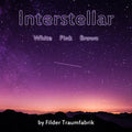 Weißer, rosa und brauner Interstellar Stoff von Filder Traumfabrik, gewebt mit weichen, hochwertigen Materialien.